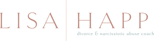 lisaHapp - horizontalLogo - divorceAndNarcissisticAbuseCoach